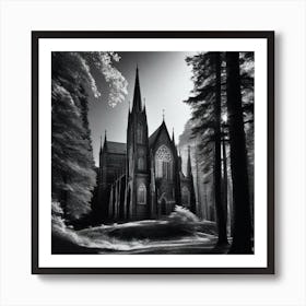 Church In The Woods 8 Art Print