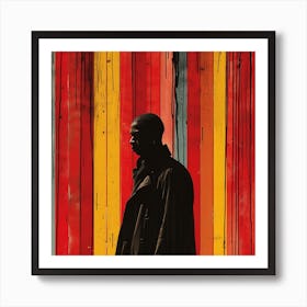 Man In The Red Coat 1 Art Print