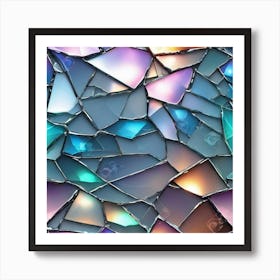Broken Glass 10 Art Print