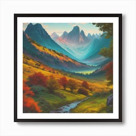 Valley Of The Sun Art Print