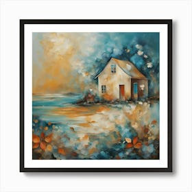 House By The Sea Art Print