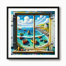 View From The Window Art Print