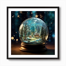 Snow Globe 6 Art Print