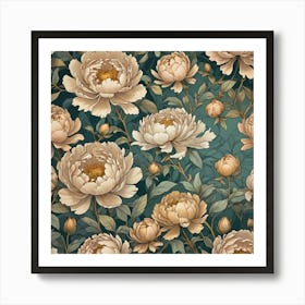 Peonies 1 Art Print