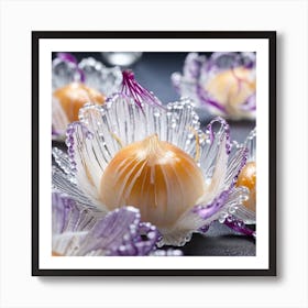 Onion Flower Art Print