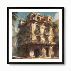 Old Building Art Print