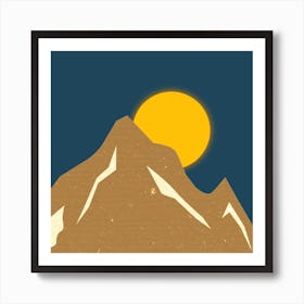 Mountain Sunrise Art Print