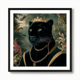 Royal Panther Art Print