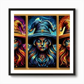 Witches 7 Art Print