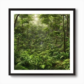 Tropical Forest Art Print