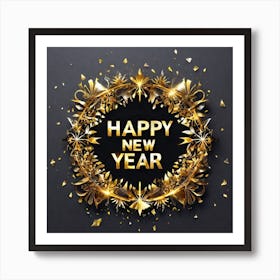 Happy New Year 117 Art Print