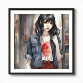Asian Girl 20 Art Print