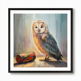 Barn Owl 2 Art Print