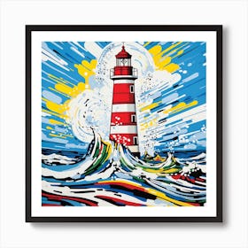 Lighthouse 9 Art Print