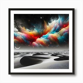 Colorful Clouds In The Sky Art Print