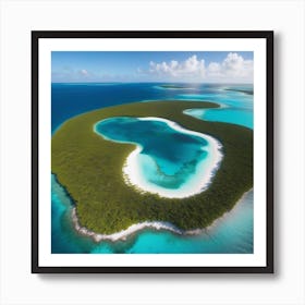 Island In The Bahamas Art Print