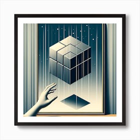 Cube Art Print