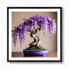 Bonsai wisteria 1 Art Print