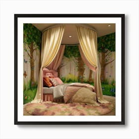 Fairytale Bedroom 1 Art Print