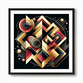 Kinectic Geometry Art Art Print