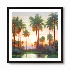 Palm Trees  Art Print