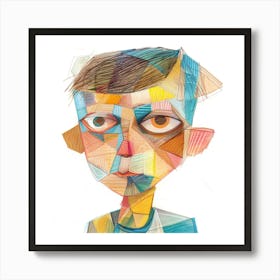 Boy'S Face Art Print