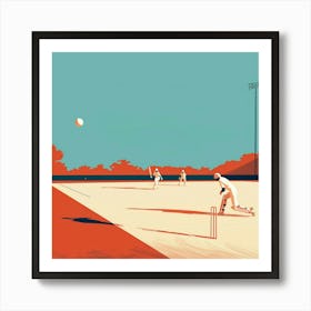 Cricket On The Field Art Print