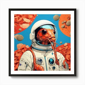 Arachnid Astronaut 1 Art Print