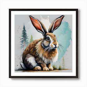 Hare Painting, Realistic rabbit painting on canvas, Detailed bunny artwork in acrylic, Whimsical rabbit portrait in watercolor, Fine art print of a cute bunny, Rabbit in natural habitat painting, Adorable rabbit illustration in art, Bunny art for home decor, Rabbit lover's delight in artwork, Fluffy rabbit fur in art paint, Easter bunny painting print.
Rabbit art, Bunny painting, Wildlife art, Animal art, Rabbit portrait, Cute rabbit, Nature painting, Wildlife Illustration, Rabbit lovers, Rabbit in art, Fine art print, Easter bunny, Fluffy rabbit, Rabbit art work, Wildlife Decor Art Print