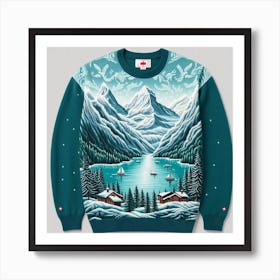 Winter Sweater Art Print