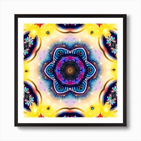 Psychedelic Mandala 37 Art Print