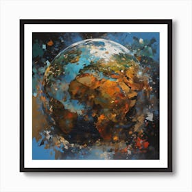 The Blue marble Art Print