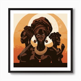 African Women 2 Art Print
