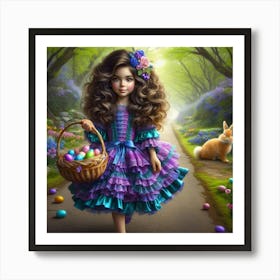 Easter Girl 16 Art Print