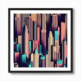 Cityscape 82 Art Print