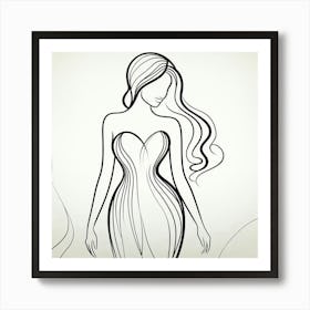 A sophisticated lady 4 Art Print