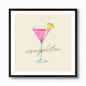 Cosmopolitan Square Art Print