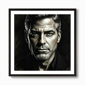 George Clooney Art Print