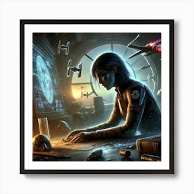 The Cost Of Freedom Episode9 Zoya Reflection 1024x1024 Art Print