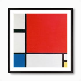 Composition With Red, Blue, And Yellow (1930), 1, Piet Mondrian Art Print