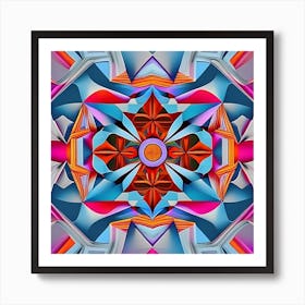 Abstract Mandala 9 Art Print