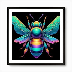 Bee fragrance Art Print