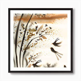 Misty Nature Art Print