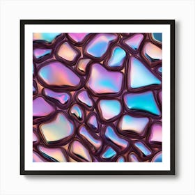 3d Seamless Pattern Art Print