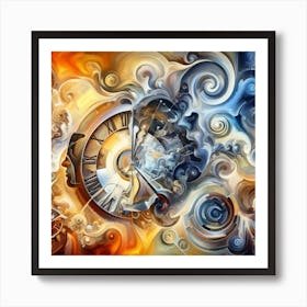  Time & Transformation in Motion Art Print