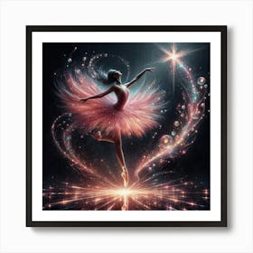 Ballerina Canvas Art Art Print