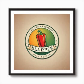 Bel Pepper Logo Art Print