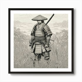 Samurai Art 84 Art Print