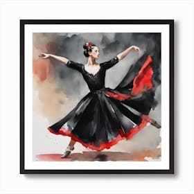 Ballet Dancer 1 Art Print