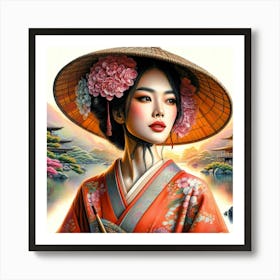 Exotic Beauty Artwork 208 Art Print